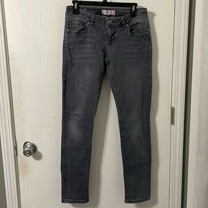 CAbi Slim Boyfriend Gray Wash Jeans Size 2